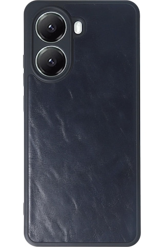 Gld-spt- Newface Xiaomi Poco X7 Pro Kılıf Aras Deri Kapak - Lacivert