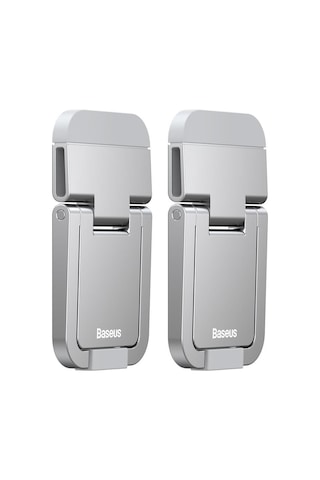 Baseus 2 adet 5MM 3M Yapışkanlı Katlanabilir Ultra Mini Laptop Standı,Portatif Laptop Standı