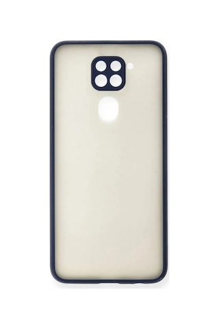 Jenerik Xiaomi Redmi Note 9 Kılıf Montreal Silikon Kapak - Lacivert