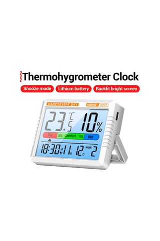 Homyl Sıcaklık Ve Nem Ölçer Hafif İç Mekan Turuncu-kedi