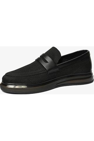 Greyder 62598 Erkek Triko Lastikli Urban Casual Ayakkabı Siyah