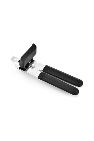 Pazly Pratik Kamp & Ev Kullanımı Siyah Konserve Açacağı Şişe Kapağı Aleti - Çok İşlevli Mutfak Aleti Siyah