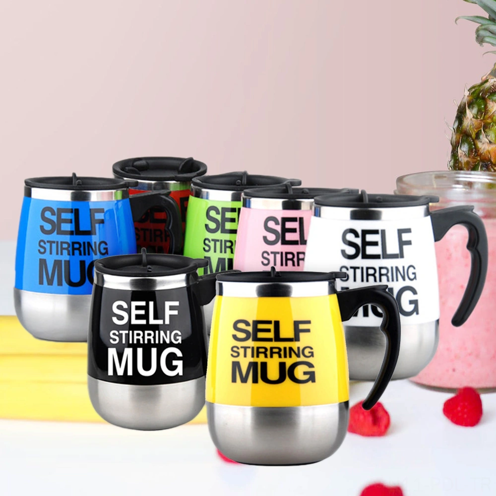 Padalink Otomatik Karıştırıcı 400ml Pembe Kupa - Çay Kahve Süt Karıştırır - Gıda Grubu Çelik - Düğmeye Bas Ve İç Diğer