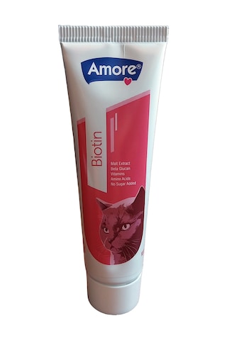 Amore Biotin Kedi Malt Paste Çinko D Biyotin 100 ML