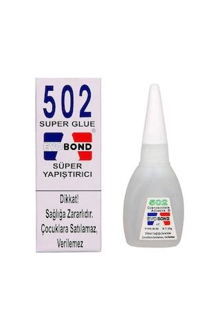 Evobond Glue Süper Hızlı 502 Japon Yapıştırıcısı 20 Gr