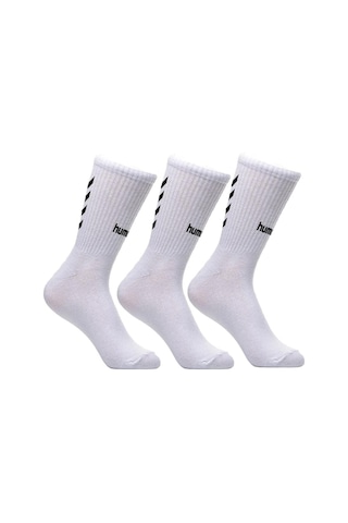 Hummel Maxi Antrenman Çorabı Beyaz 3 Lü Paket