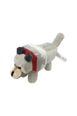 Minecraft Büyük Dev Tamed Wolf Wiki İthal Premium Sevimli Karakter Oyuncak 35 Cm