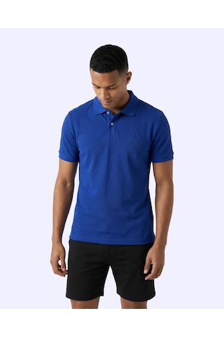 Kappa Fausto Erkek Mavi Regular Polo Yaka Tişört
