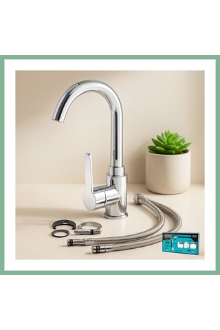 Bşkvirgo Krom Aç-kapa Lavabo Bataryası Ktx-2639 Bsk2026 Çok Renkli