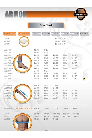 Armor Elastik Spor Ayak Bilek Koruyucu