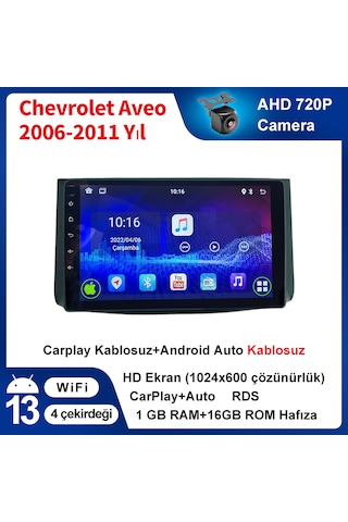 Chevrolet Aveo 2006-2011 Yıl 1gb Ram 16gb Rom Multimedya 9 Inç