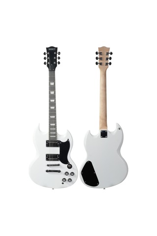 Midex Sg-special-wh Profesyonel Sg Kasa Hh Elektro Gitar Seti Beyaz