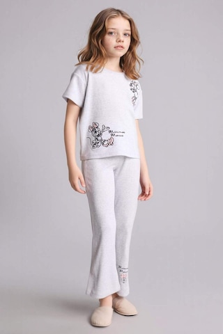 Defacto Dısney Mıckey & Mınnıe Fitilli Kaşkorse 2li Pijama Takımı Kız Çocuk H2763a826spgr28 Gri-gr28