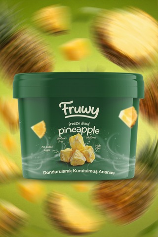 Freeze Dried Ananas Kova Dondurularak Kurutulmuş Ananas Diğer