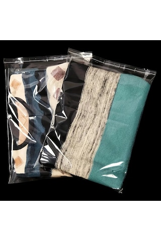 100 Adet 30x45 Cm Bantlı Yapışkanlı Şeffaf Opp Jelatin Poşet 30x40 5 Cm Kapak