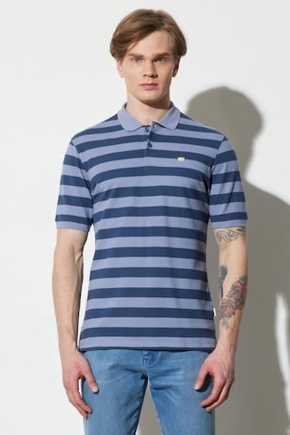Wrangler Erkek Mavi Polo Tişört W7CDMHXTG Mavi