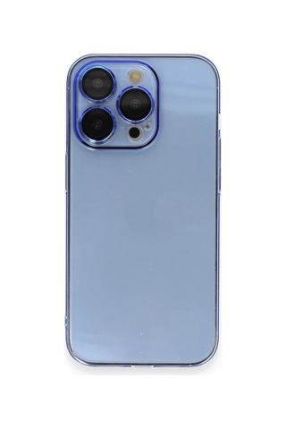 Apple Apple iPhone Uyumlu 14 Pro Max Kılıf Armada Lensli Kapak - Sierra Blue