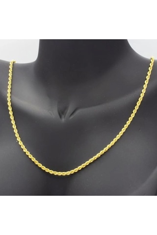 2mm Halat Zincir Kolye Yaldız