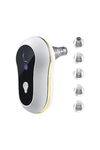 Samdoo Beyaz Elektrikli Siyah Nokta Çıkarıcı - 5 Farklı Prob Ve 3 Güç Modu İle Gözenek Temizleme, Ani Tüketim Ve Cilt Yenileme Cihazı Çok Renkli