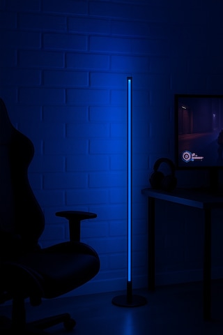 Metal Oturma Odası Salon Yatak Odası Mutfak Ambiyans Aydınlatma Lambader Siyah