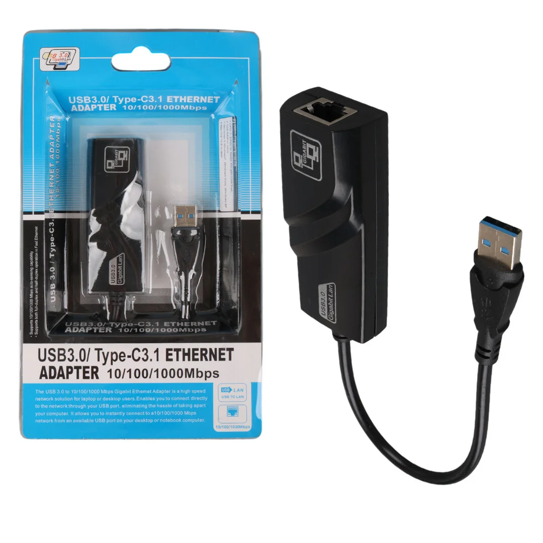 Gigabit Usb 3.0 Usb Ethernet Kablosuz Adaptör İşletim Sistemi Desteği Windows Xp, Vısta,7,8, Mac Os / Linux Tak Ve Çalıştır 001