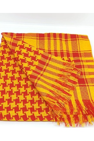 Artworkanatolia Puş 100 CM Sarı - Kırmızı Sarı