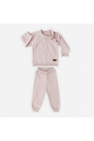 Miespiga Bebek Triko Takım Ponponlu