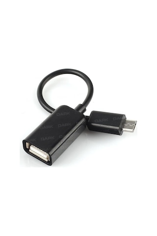 Dark Micro Usb 2.0 Tablet Ve Akıllı Telefon Için Usb Giriş Dönüşt