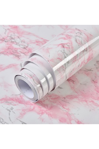 Ruicoo Mermer Desenli Pvc Yapışkan Duvar Kağıdı - Mutfak, Mobilya Ve Tezgah Yenileme İçin 5 Metre Uzunlukta Diğer