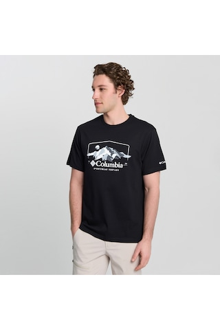Columbia Explore Outdoors Ss Erkek Siyah T-shirt 9110831010