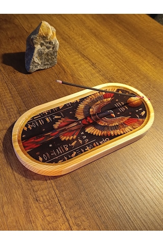 Oval Epoksi Tasarım Geniş Çubuk Tütsülük