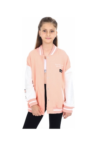 Toontoy Kız Çocuk Kolej Hırka Somon