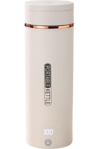 Homyl Taşınabilir Elektrikli Su Isıtıcısı Kapak-çevirin Beyaz Diğer