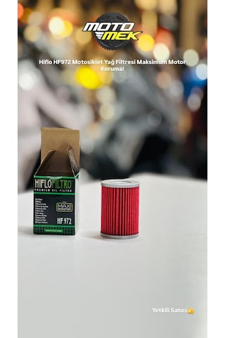 Hiflo Hf972 Motosiklet Yağ Filtresi Yüksek Performans Ve Maksimum Motor Koruma