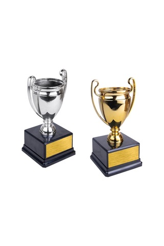 Süblimasyon Altın - Gümüş Şampiyon Ödül Kupası - 23cm Rose Gold