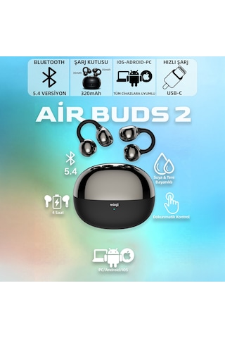 Mioji Air Buds 2 Bluetooth 5.4 Kulak İçi Kulaklık