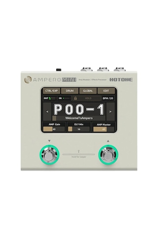 Hotone Mp-50vn Ampero Mini Vanilla Amp Modeler Effects Processor 9v Adaptör Dahil