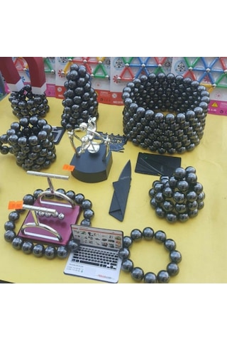 Bilye Şeklinde Manyetik Mıknatıs Bilya Stres Topu 25'li