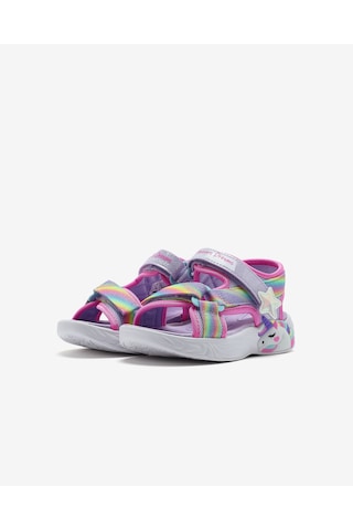 Skechers Unıcorn Dreams Sandal-dreamy Unıcorns Küçük Kız Çocuk Mor Işıklı Sandalet 303107n Lvmt