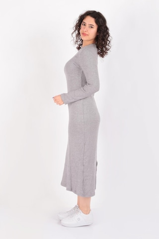 Busem W0011297 Kadın Elbise Gri Melanj
