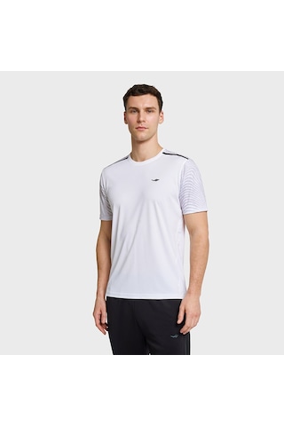 Lescon 26b-1024 Antrenman Kısa Kol Beyaz Erkek T-shirt 26btea001024