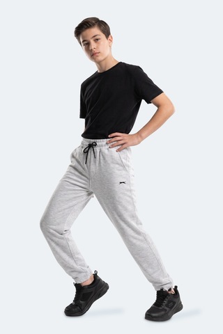 Slazenger Punto Unisex Çocuk Gri Eşofman Altı