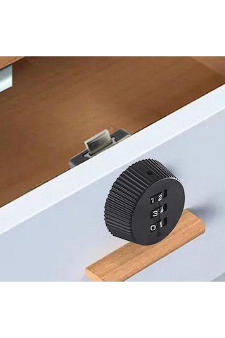 Trendooze Homyl Dolap Kod Kilidi Siyah 41x41mm, Güvenli Posta Kutusu