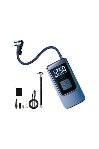 Polham 6000mah Şarjlı 150psi Ultra Hızlı Lastik Şişirme Hava Kompresörü,araç, Motosiklet, Bisiklet Pompası