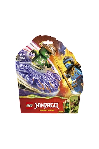 LEGO® NINJAGO® Nya, Mutasyon Canavarı Topacına Karşı 71849 -6 Yaş ve Üzeri için Minifigür İçeren Yaratıcı Oyuncak Yapım Seti (49P)