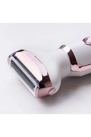 Moveevo 4'ü 1 Arada Kadın Tıraş Makinesi 4'ü 1 Arada Elektrikli Tüy Dökücü Usb Şarjlı 3028 Beyaz