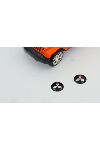 Mitsubishi Oto Anahtar 3M Metal Alaşım Logo 2Li Set