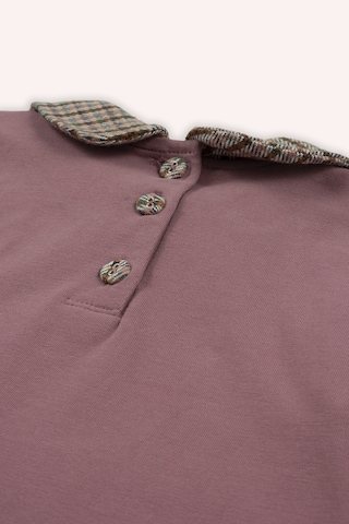 Panço Kız Çocuk Bebe Yakalı T-shirt Gül Kurusu 2421gb05009-4974 001