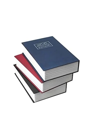 Lacivert Kitap Görünümlü Gizli Kasa, Saklama İçin Pratik Çözüm
