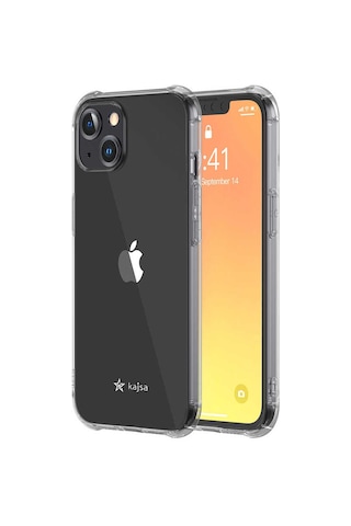 Kajsa Apple Uyumlu iPhone 13 Mini Kılıf Kajsa Transparent Kapak ZORE-219778